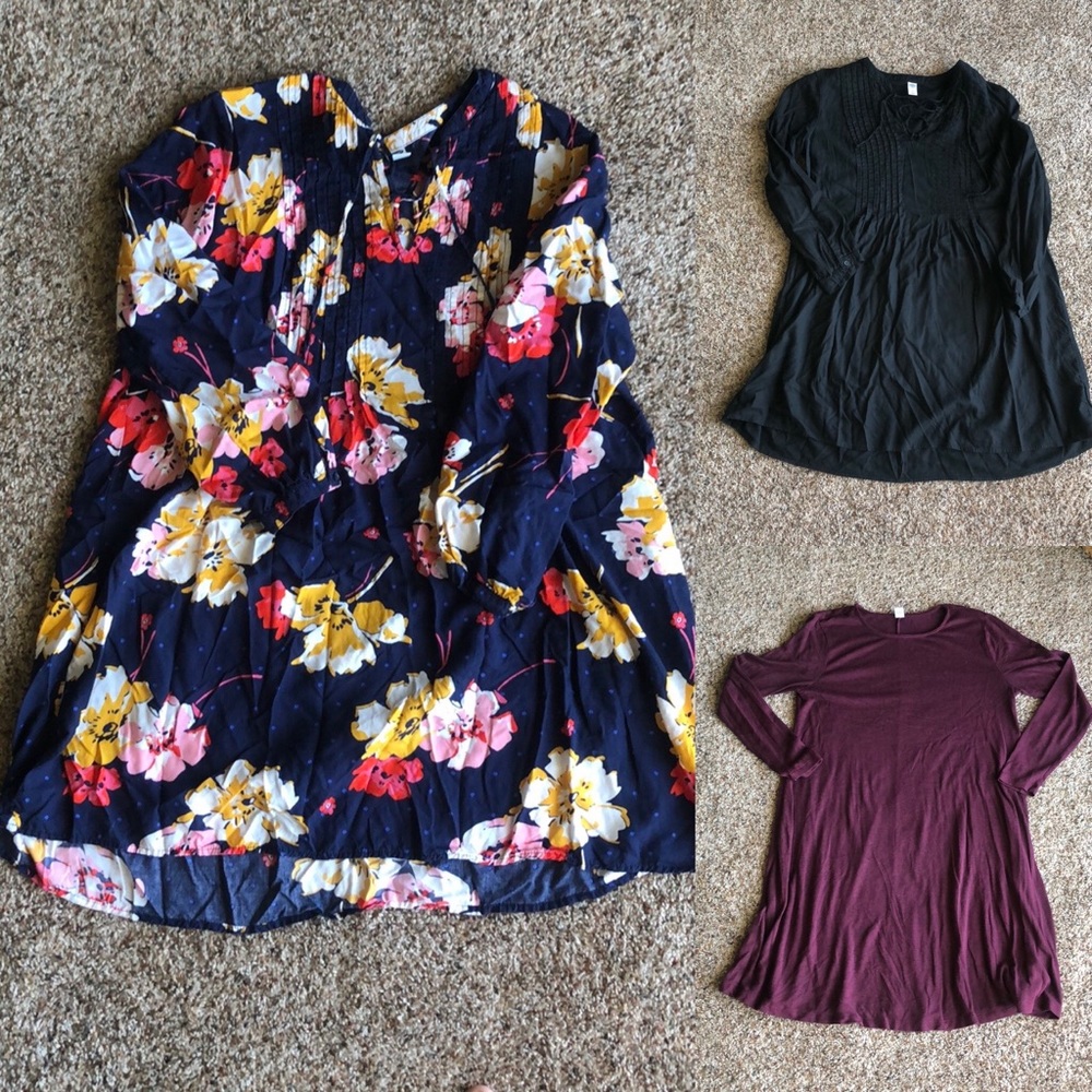 BUNDLE DEAL - Old Navy Long Sleeve Dresses -Size L